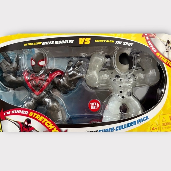 Heroes of Goo Jit Zu Marvel Glow Surge Spider-Verse Super Collider Pack - Picture 4 of 4